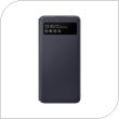 Θήκη Flip S-View Samsung EF-EA426PBEGEE A426B Galaxy A42 5G Μαύρο