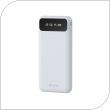 Φορτιστής Ανάγκης Devia EP189 10W 10000mAh με 4 Ενσωματωμένα Καλώδια Kintone Λευκό