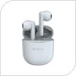 True Wireless Ακουστικά Bluetooth Devia EM409 Joy A10 Λευκό