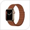 Λουράκι Devia Sport3 Silicone Magnet Apple Watch (38/ 40/ 41mm) Deluxe Καφέ