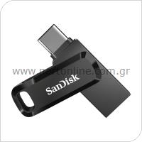 USB 3.2 Flash Disk SanDisk Ultra Dual Drive Go SDDDC3 USB A & USB C 256GB 400MB/s Μαύρο