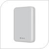 Ασύρματος Φορτιστής Ανάγκης Devia EP114 V2 Magnetic PD 20W 5000mAh Smart Λευκό