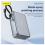 Power Bank Foneng PX132 65W 20000mAh with 3 Ports & Color Display Silver
