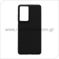 Θήκη Soft TPU inos Samsung G998B Galaxy S21 Ultra 5G S-Cover Μαύρο