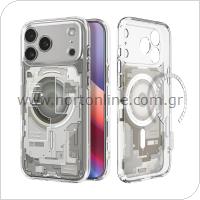 Θήκη TPU & PC Spigen Ultra Hybrid Mag Magsafe Apple iPhone 17 Pro Zero One Τιτάνιο