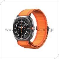 Λουράκι Dux Ducis Nylon Woven YC Series Samsung Watch Ultra 47mm Πορτοκαλί