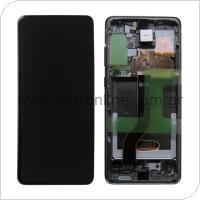 LCD with Touch Screen & Front Cover Samsung G985F Galaxy S20 Plus/ G986B Galaxy S20 Plus 5G Cosmic Grey (Original)