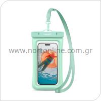 Universal Waterproof Case Spigen A610 for Smartphones up to 6.9'' Mint (1 pc)