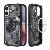 Θήκη TPU & PC Spigen Ultra Hybrid Mag Magsafe Apple iPhone 17 Zero One Μαύρο