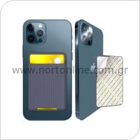 Silicon Card Pocket AhaStyle PT133-S for Smartphones Midnight Blue