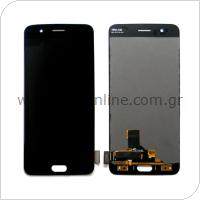 LCD with Touch Screen OnePlus 5 Black (OEM)