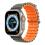 Λουράκι Devia Sport6 Silicone Apple Watch (42/ 44/ 45/ 49mm) Deluxe Two-Tone Γκρι-Πορτοκαλί