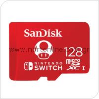 Κάρτα μνήμης Micro SDXC C10 UHS-I SanDisk για Nintendo Switch 100MB/s 128GΒ