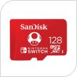 Κάρτα μνήμης Micro SDXC C10 UHS-I SanDisk για Nintendo Switch 100MB/s 128GΒ