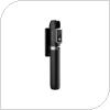 Wireless Selfie Stick & Tripod Blavec Coco P04 with Remote Control for Smartphones with Width 65mm to 95mm Black