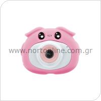 Ψηφιακή Φωτογραφική Μηχανή Maxlife MXKC-100 για Παιδιά Ροζ