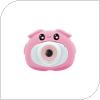 Ψηφιακή Φωτογραφική Μηχανή Maxlife MXKC-100 για Παιδιά Ροζ