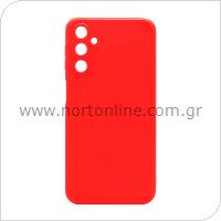 Θήκη Soft TPU inos Samsung A245F Galaxy A24 4G S-Cover Κόκκινο