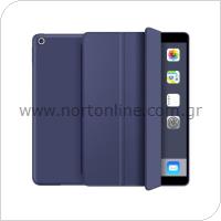 Flip Smart Case inos Apple iPad 7 10.2 (2019)/ iPad 8 10.2 (2020) with TPU Back Cover Navy Blue