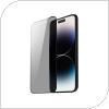 Tempered Glass Full Face Privacy Dux Ducis Apple iPhone 14 Pro Black (1 pc)