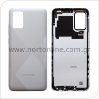 Battery Cover Samsung A025G Galaxy A02s White (Original)