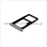 Βάση Κάρτας Sim Huawei P9 Lite (Dual SIM) Χρυσό (OEM)
