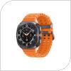 Smartwatch Samsung Galaxy Watch Ultra 47mm L705 LTE Orange Band Titanium Γκρι