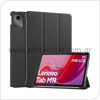 Θήκη Flip Smart inos Lenovo Tab M11 11.0'' TB-330 WiFi/ 4G Μαύρο