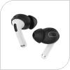 Earhooks Σιλικόνης με Θήκη AhaStyle PT66 Apple Airpods 3 Enhanced Sound Μαύρο (3 ζεύγη)