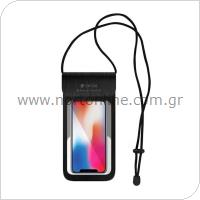 Waterproof Bag Devia Strong  for Smartphones 3,8'' - 5.8'' Black