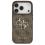 Θήκη PU Guess Apple iPhone 17 Pro Max Hardcase Big Logo 4G Καφέ