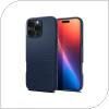 Soft TPU Back Cover Case Spigen Liquid Air Apple iPhone 16 Pro Navy Blue