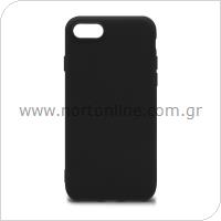 Θήκη Soft TPU inos Apple iPhone 8/ iPhone SE (2020) S-Cover Μαύρο