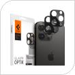 Tempered Glass Full Face Spigen Glas.tR Optik for Camera Lens Apple iPhone 14 Pro/ 14 Pro Max/ 15 Pro/ 15 Pro Max Black (2 pcs.)
