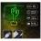 Neon LED Forever Light FLNE02 CACTUS (USB/Μπαταρίας & On/Off) Πράσινο