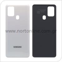 Καπάκι Μπαταρίας Samsung A217F Galaxy A21s Λευκό (OEM)