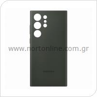 Silicone Cover Case Samsung EF-PS918TGEG S918B Galaxy S23 Ultra 5G Khaki