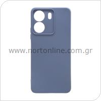 Θήκη Soft TPU inos Xiaomi Poco C65/ Redmi 13C S-Cover Γκρι-Μπλε