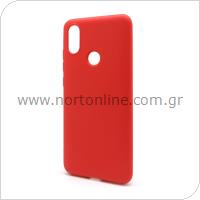 Liquid Silicon inos Xiaomi Mi A2/ Mi 6X L-Cover Hot Red