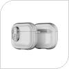 TPU & PC Case Dux Ducis PECL Apple AirPods 4 with Aluminum Hook Grey