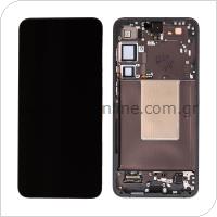 Οθόνη με Touch Screen & Μπροστινή Πρόσοψη Samsung S926B Galaxy S24 Plus 5G Μαύρο (Original)