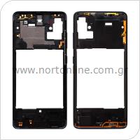 Μεσαίο Πλαίσιο Samsung A515F Galaxy A51 Μαύρο (Original)