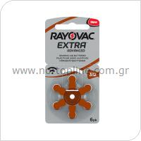 Hearing Aid Battery Rayovac Extra Advanced 312 (6 pcs.)