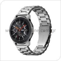 Strap Spigen Modern Fit Metal Samsung Galaxy Watch 46mm/ Huawei Watch GT 2 46mm Silver