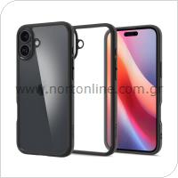 Θήκη TPU & PC Spigen Ultra Hybrid Apple iPhone 16 Μαύρο