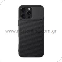 Soft TPU & PC Back Cover Case Nillkin Camshield Pro Apple iPhone 16 Pro Max Black