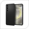 Soft TPU Back Cover Case Spigen Liquid Air Samsung S921B Galaxy S24 5G Matte Black