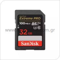 SDHC C10 UHS-I  Memory Card SanDisk Extreme Pro 100MB/s 32Gb