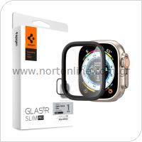 Tempered Glass Spigen Glas.tR Slim Pro Apple Watch Ultra 49mm Black (1 pc)