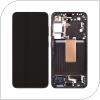 LCD with Touch Screen & Front Cover Samsung S911B Galaxy S23 5G Black (Original)